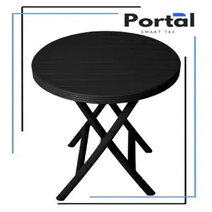 Safeer Beach Table - Folding Table - Plastic Leg - Black