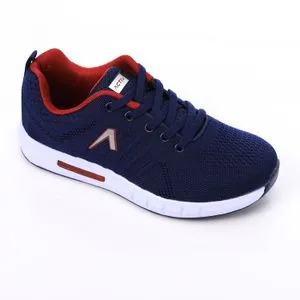 Activ Red Detail For Navy Blue Lace Closure Sneakers