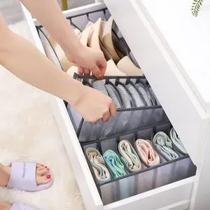 Underwear Drawer Organizer For Storing Bras, Panties, Socks Etc