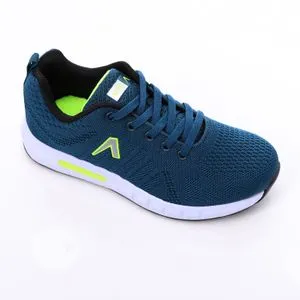 Activ Neon Green Detail For Blue Lace Closure Sneakers