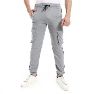 Caesar Mens Solid Cargo Pants