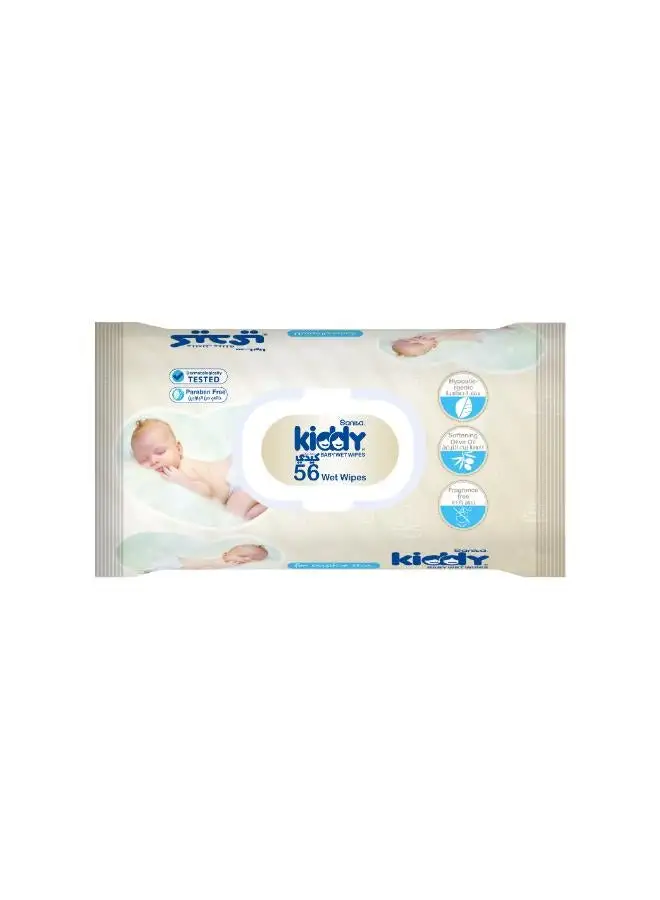 Kiddy 56-Piece Sensitive Wet Wipes