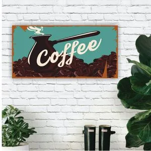 Tableau For Coffee  Corner  -1 Pcs - 25×50 - Multi Color