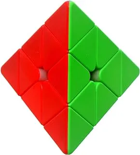 Plastic Rubiks Triangle Enlighten Intelligence With Amazing Design And Add More Funny For Children - Multi Color