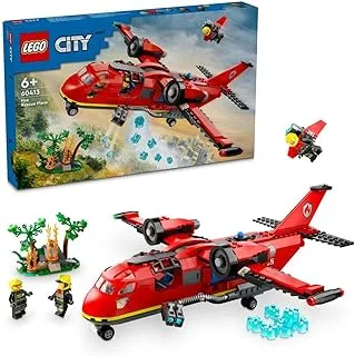 LEGO® City Fire Rescue Plane 60413 Building Blocks Toy Set; Toys for Boys, Girls, and Kids (478 Pieces)