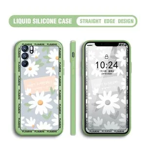 OPPO Reno6 5G Case Daisy Silicone Phone Cover