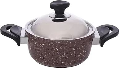 Saflon Chocolate Granite Pot 18 CM