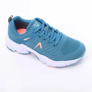 Activ Peach Detail For Cornflour Blue Lace Closure Sneakers