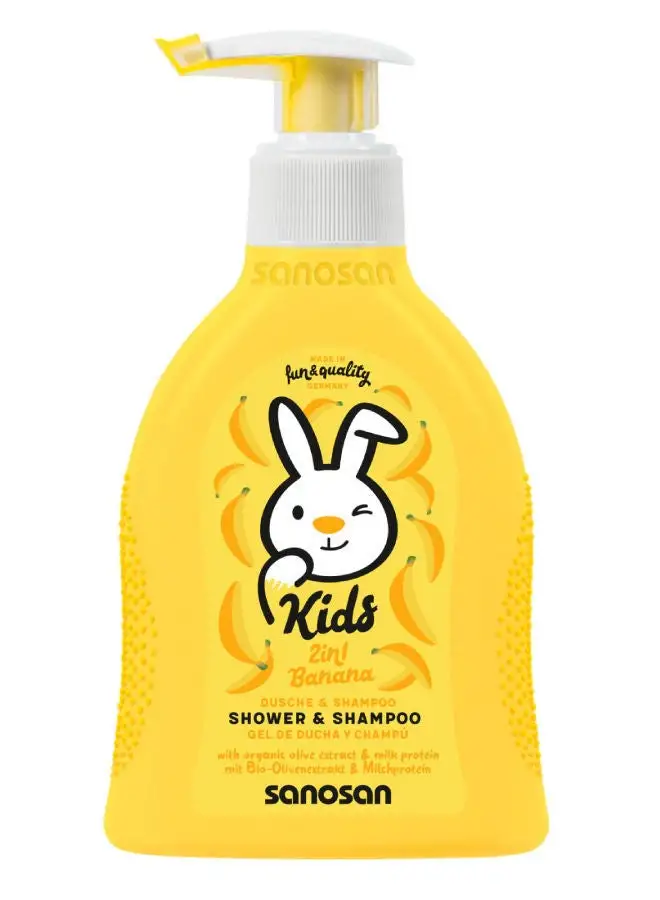 sanosan Kids Shampoo & Shower Banana (SLS Free)