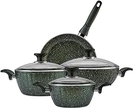 Karaca | Biogranit Dream 7 Piece Cookware Set Green