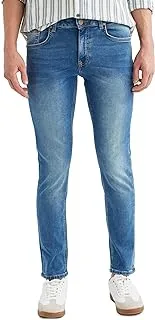 DeFacto Mens Carlo - Skinny Fit Denim Pants