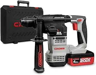 CROWN Cordless Rotary Hammer 18mm 4Amp 20.0V 4.0Ah (CT28001HX-4) CROWN PT