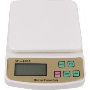 Electronic Digital Kitchen Scale SF-400A White/Yellow/Green