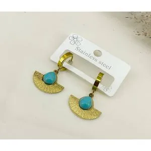 Gold Plated Stainless Steel Earrings