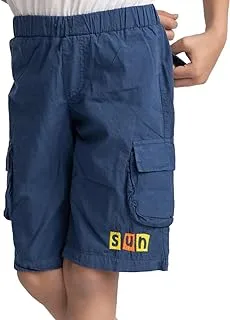 lovely land boys dark blue short with print Shorts