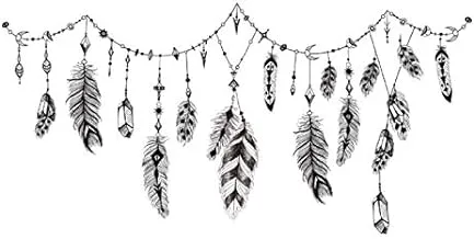 Creaitve Design Black Feather Art Wall Decals Plumage Wall Stickers Murals Removable DIY Peel Stick Decor 60X90CM