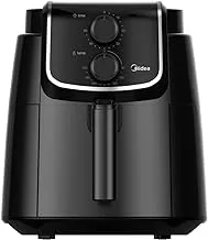 Midea - Air Fryer Mechanical - 4L -MF-TN40D2 Black