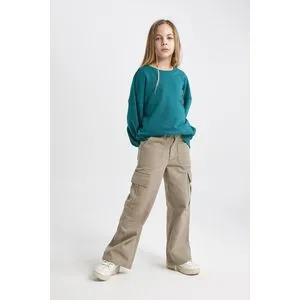 Defacto Girl Wideleg Cargo Woven Trousers