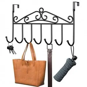 Metal Over Door Hanger With 7 Hooks