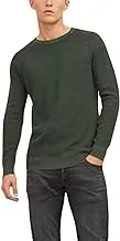 Jack & Jones Men's Matt Crew-Neck Knitted Sweatshirt