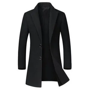 Fashion Winter Wool Jacket Men's High-quality Wool Coat