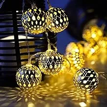 20LED Moroccan Metal Fairy String Lights - 6m