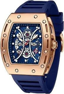 MF MINI FOCUS Men's MULCTION Watch, Blue-Golden