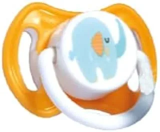 Granzia Bambino Beveled Pacifier Orange Color