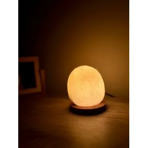 Rock Salt Moon Lamp (light Warm)