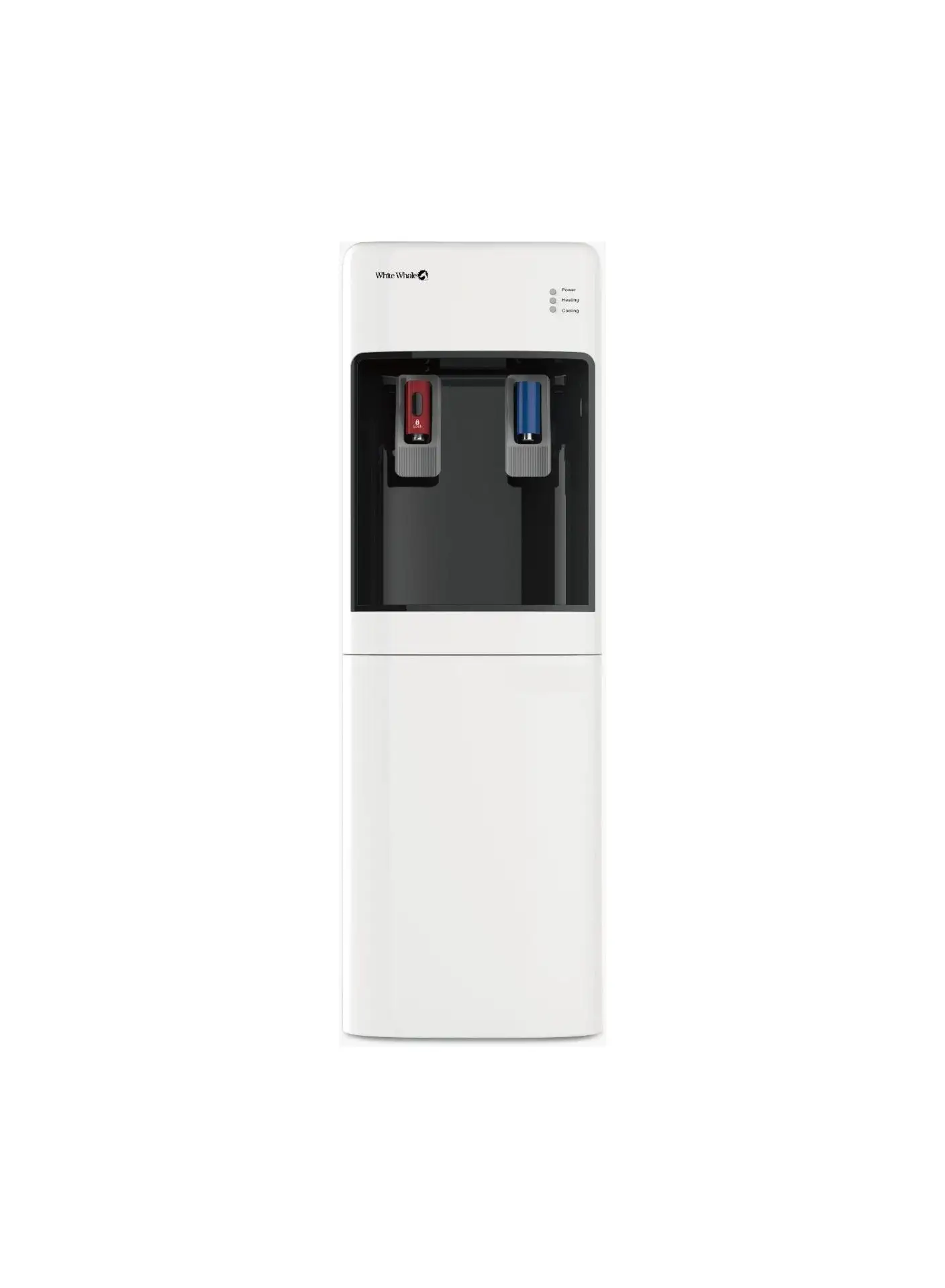 WhiteWhale Water Dispenser Hot and Cold 2 Taps WDS-14600G White X Black