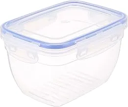 Bager Cook&Lock Rectangular Storage Container 1050 Ml (Deep), Transparent