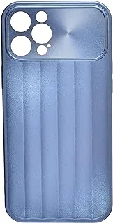 Ribbed High Quality Back Cover With Hygenic And Robust Protection Against Drops Impacts For Iphone 12 Pro Max - Blue