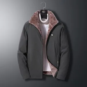 Fashion Men's Jacket Plus Size Casual Jacket Hooded Outdoor Windbreaker