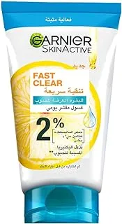 Garnier Skinactive Fast Clear 3-in-1 Face Wash, For Acne Prone Skin, with Salicylic Acid and Vitamin C, 50ml