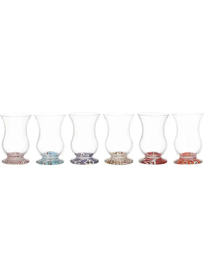 Pasabahce Mindada Pera Tea Set 6 Pcs Multicolour