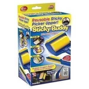 As Seen On Tv Sticky Buddy Reusable Sticky Picker Lint Roller