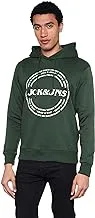 Jack & Jones Men's Jake Sweat Hooded Sweatshirt, M - Mountain View