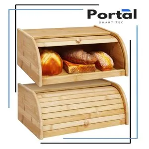 Wooden Basket For Keeping Bread And Food 37x29cm