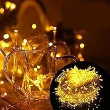 4 Pcs Christmas Yellow Party Room Decoration LED Strip Light - 220V 10M