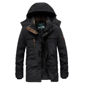 Fashion Winter Jacket Men Thicken Fleece Jackets