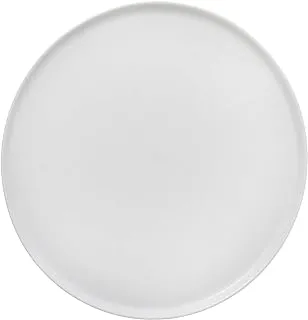 Tunisie Tu-2107032 Set Of 6 Pieces Of Porcelain Zeus Pizza Plate 32Cm Suitable For Home And Restaurants With Premium Durable Material - White