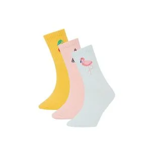 Defacto Girl High Cut Socks - 3 Pack