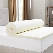 Bed & Home BedNHome مرتبة علوية، ميموري فوم، مقاس 140x200x5 سم، عاجي