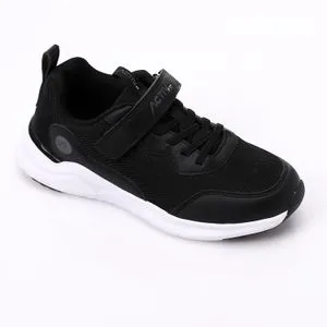 Activ Velcro Black Comfy Sneakers