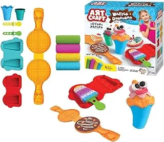 Dede Toys Art Craft Waffle And Ice-CRAM Dough Set, Multicolor