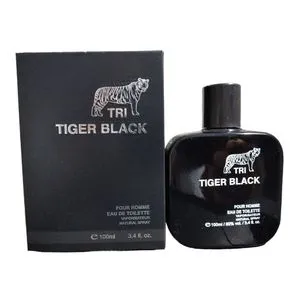 TRI Fragrances Tiger Black - ماء تواليت - للرجال - 100 مل