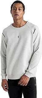 DeFacto mens Standart Fit Crew Neck C2311AX Long Sleeve Sweatshirt