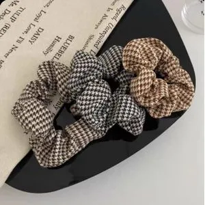 3 Small Elegant Hair Scrunchies