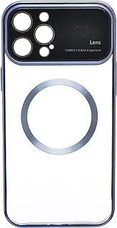 T-Lens High Quality TPU Back Cover Magsafe With Robust Protection Against Drops Impacts For Iphone 12 Pro Max - Clear Blue