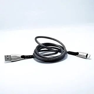 Sparkberry ® micro cable 2m grey fabric